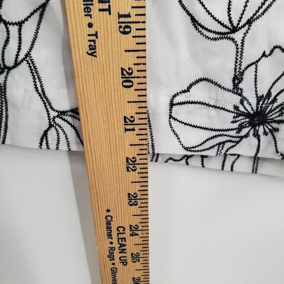 Chico's Embroidered Swing Jacket Women Size Medium NWT Alabaster Floral - Picture 8 of 12